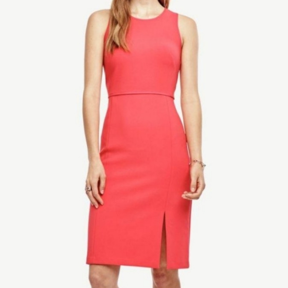 ANN TAYLOR Pencil dress with back cutout
